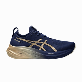 ASICS Gel-Nimbus 26 Platinum Blue Expanse Champagne Asics Gel Solution Tennis Shoes