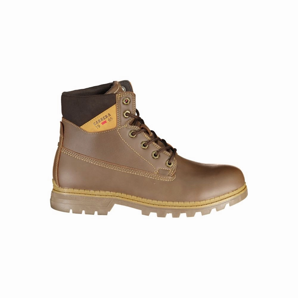 Carrera Brown Polyester Men Boot Shoes That Transform From Heels To Flats