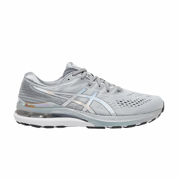 Pronation Running Shoes Asics ASICS Gel-Kayano 28 Platinum Piedmont Grey White