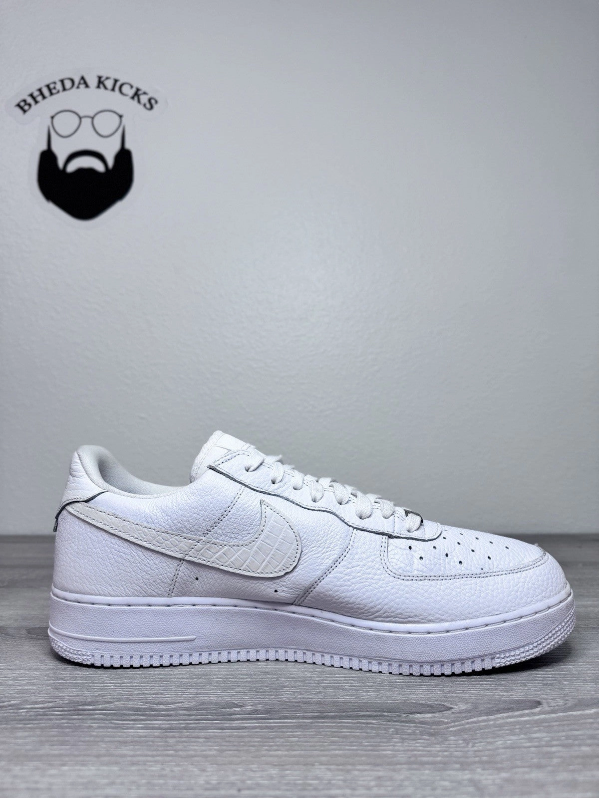 Size 15 - Nike Air Force 1 Craft Low Triple White CU4865-100 Preowned Asics Trail Shoes Overpronation