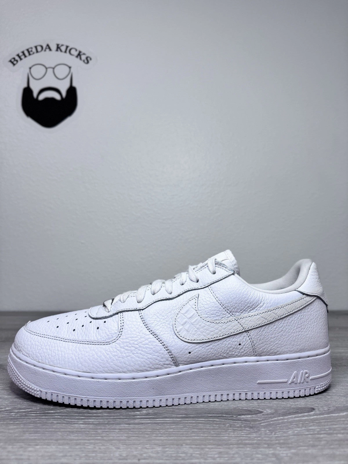 Size 15 - Nike Air Force 1 Craft Low Triple White CU4865-100 Preowned Asics Best Cushioned Shoes