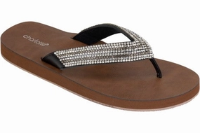 Charlotte Ladies Faux Leather Fashion Flip Flops Qvc Flip Flops