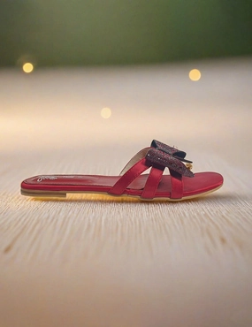 Slippers Footwear Maroon Fancy Slippers