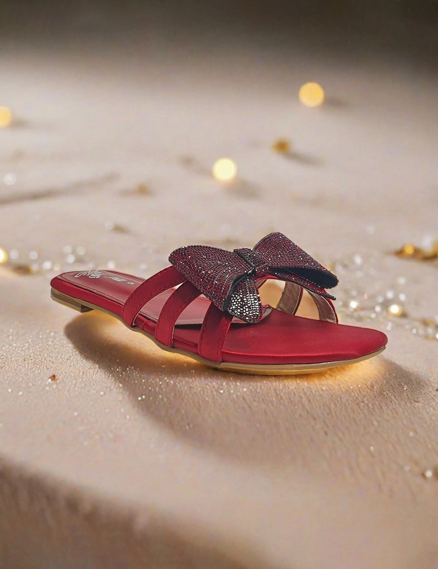 Grinch Christmas Slippers Maroon Fancy Slippers