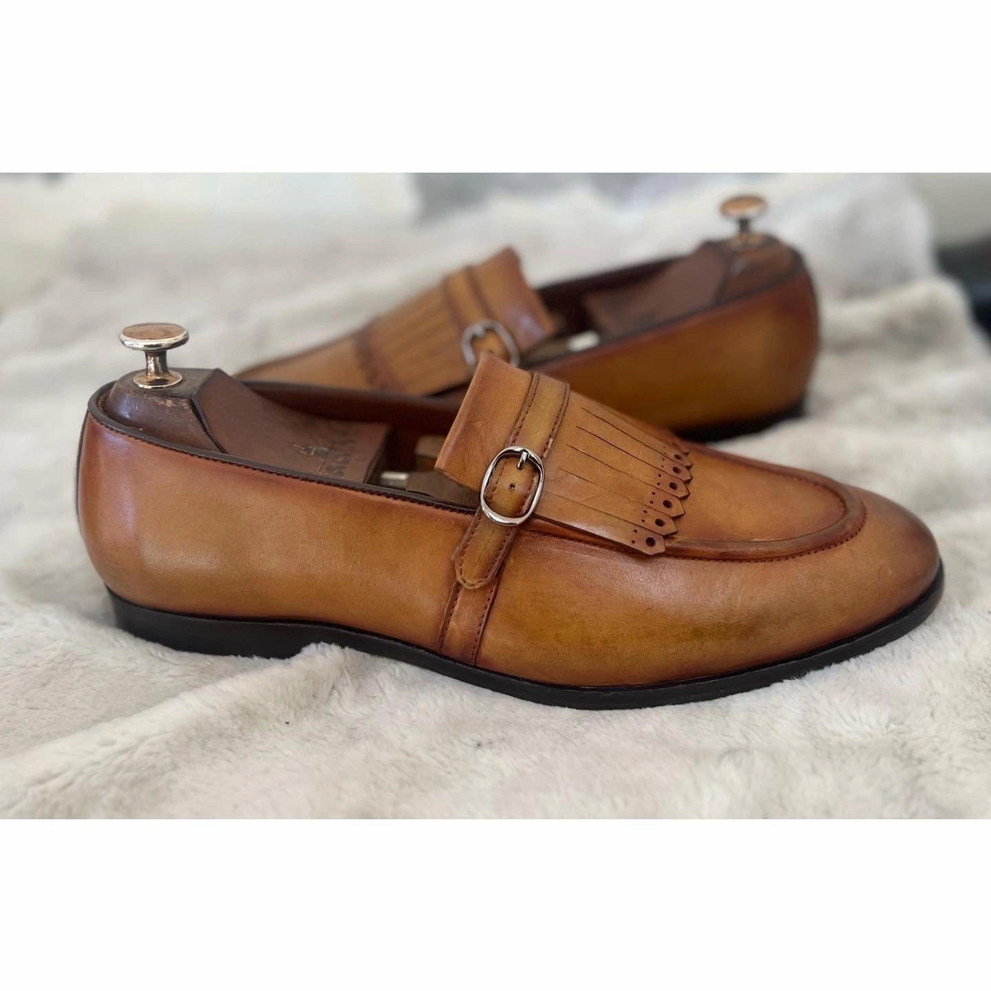 Tan Loafers With Fringes Loafers Styled