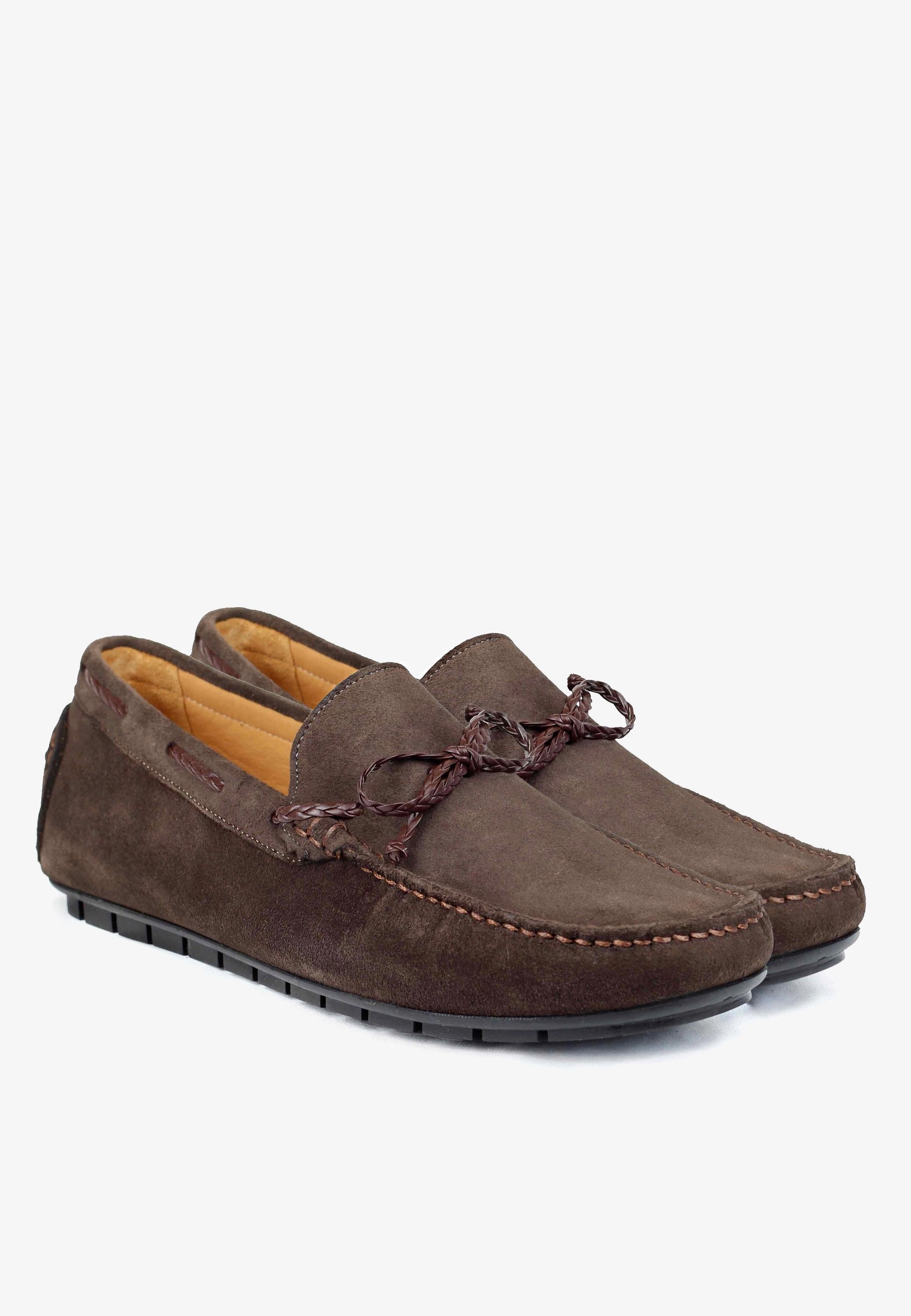 Wide Shoes Loafers Travel-Tread Driver Loafer Brown