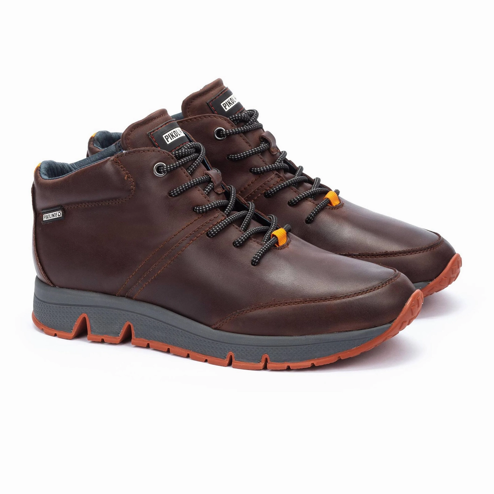 Clipless Casual Shoes Pikolinos Ferrol M9U-N8069 Mid Sneaker (Men) - Olmo Leather