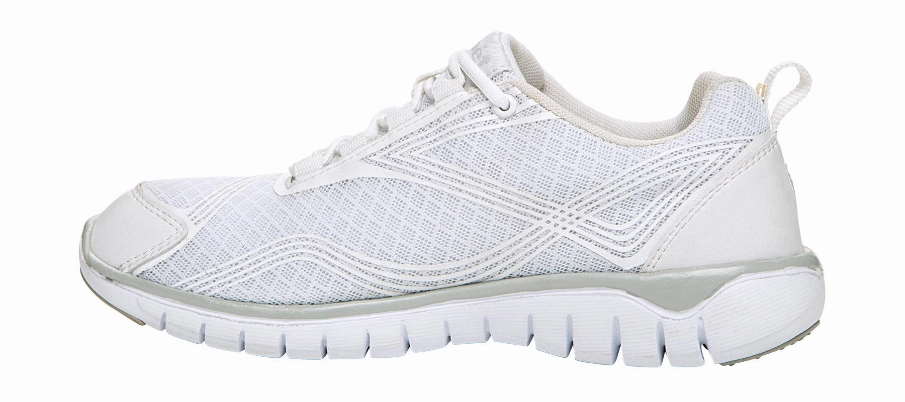 Propet Women's Walking Shoe- Travelite W3247- White Birkenstock Casual Shoes