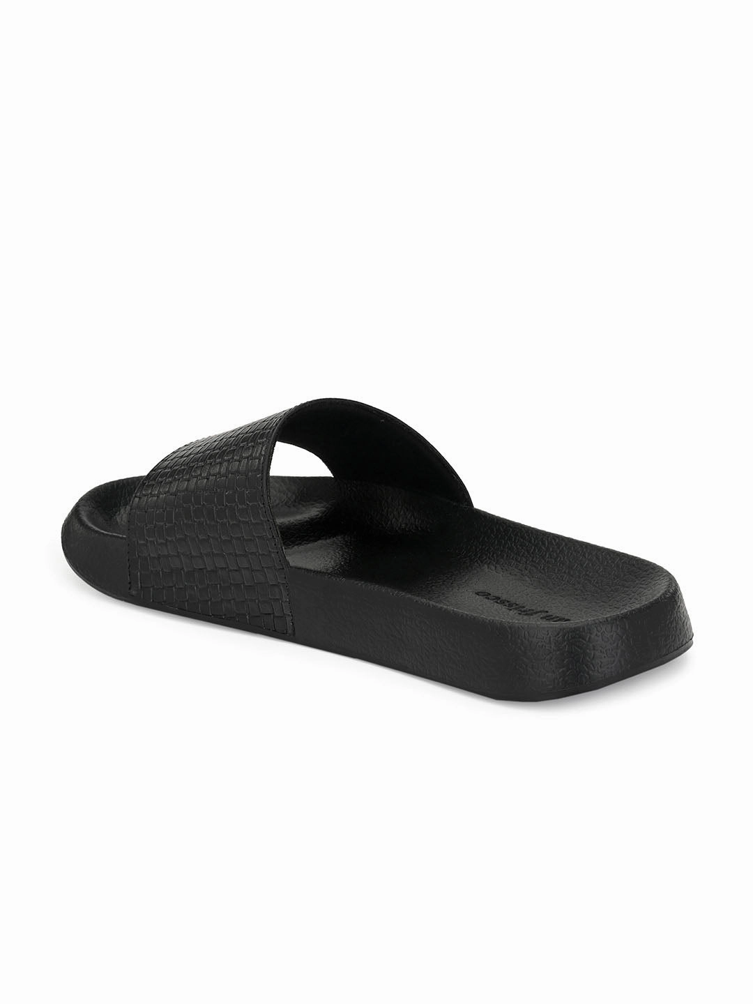 Clarion Black Sliders Burst Slippers