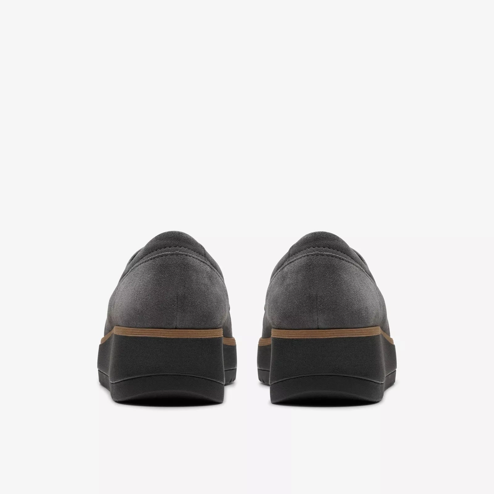 Austin Casual Shoes CLARKS | CASUAL SHOES | WOMEN | ZYLAH SKY DARK GREY SUEDE | GREY