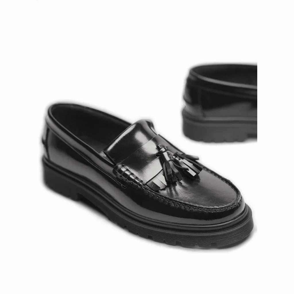 Playboy Florida Polido leather Black polido shoe Zevacci Loafers