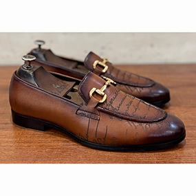 Loro Piana Charms Loafers Saalvi's Signature Loafers Tan