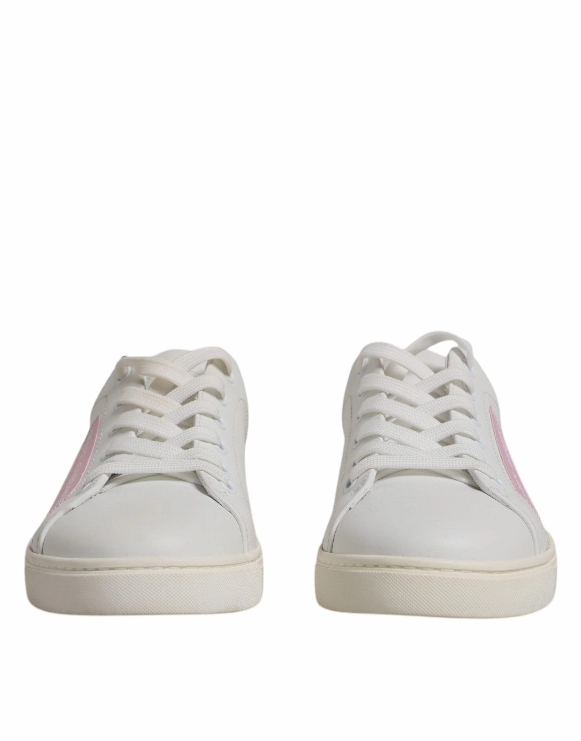 White Classic Calf Leather Sneakers Shoes Sneakers To Go With Jeans
