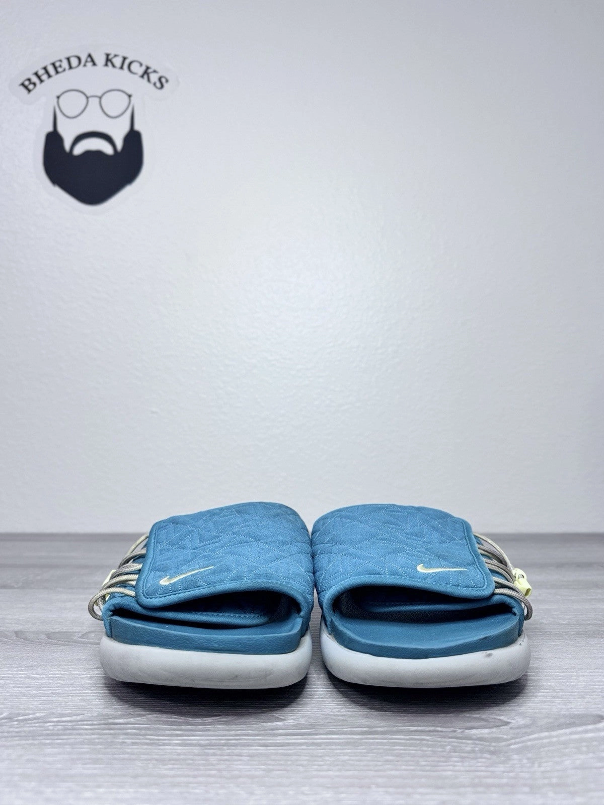 Size 12 - Nike Asuna 2 x FutureMovement Mineral Teal  Sequoia Slides FB9762-300 Asics Gel Contend Walking Shoes