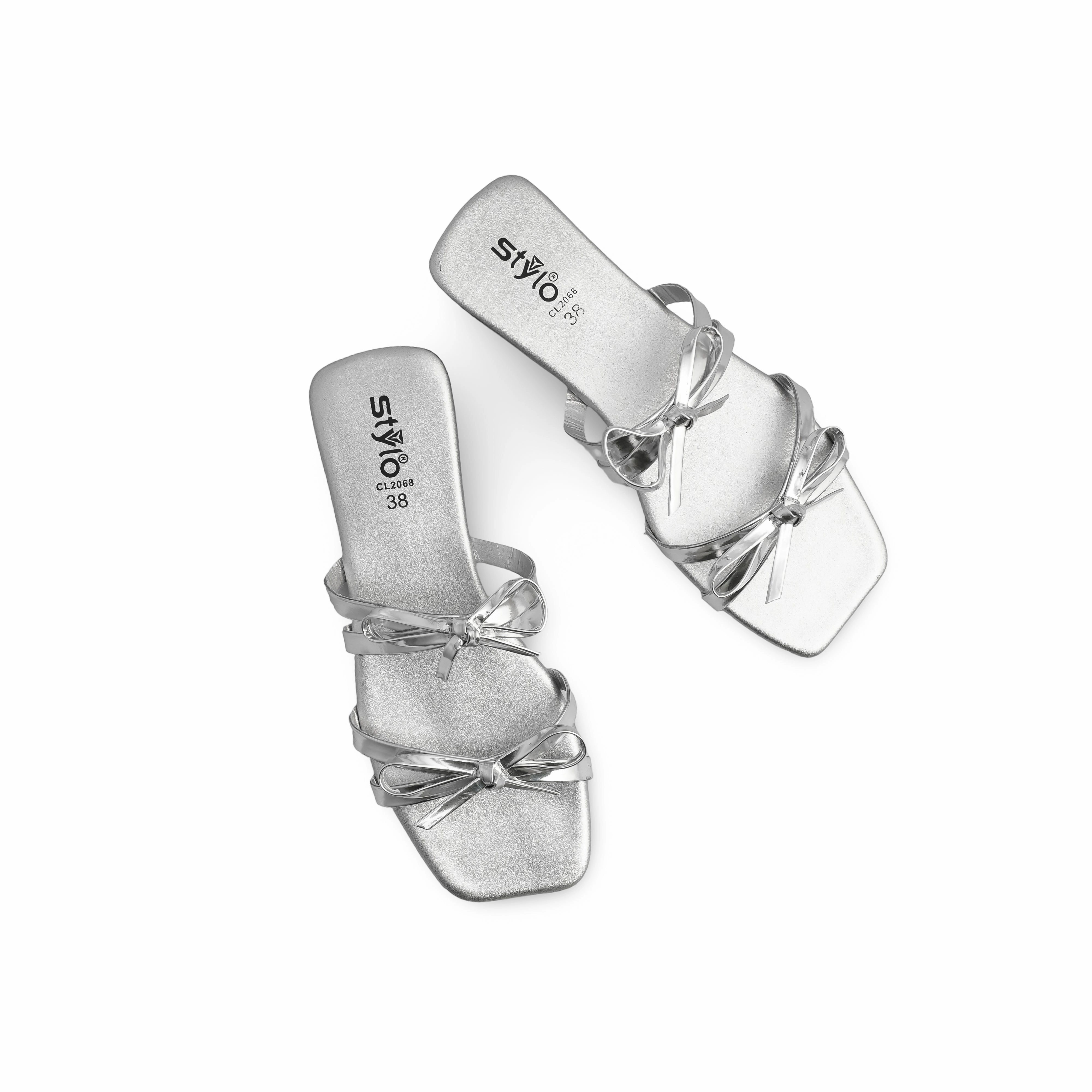 Silver Casual Slipper CL2068 Step Slippers