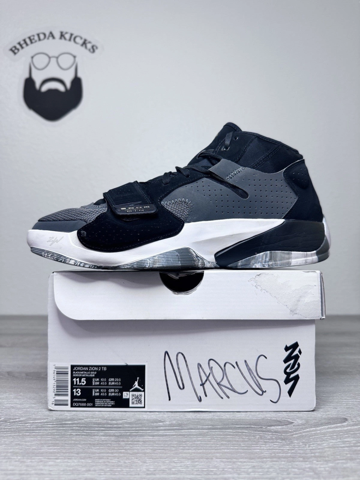 Asics Gel Cumulus 19 Running Shoes T7b8n Size 11.5 - Nike Jordan Zion 2 TB 'Black Metallic Gold' DQ7688-001 Preowned