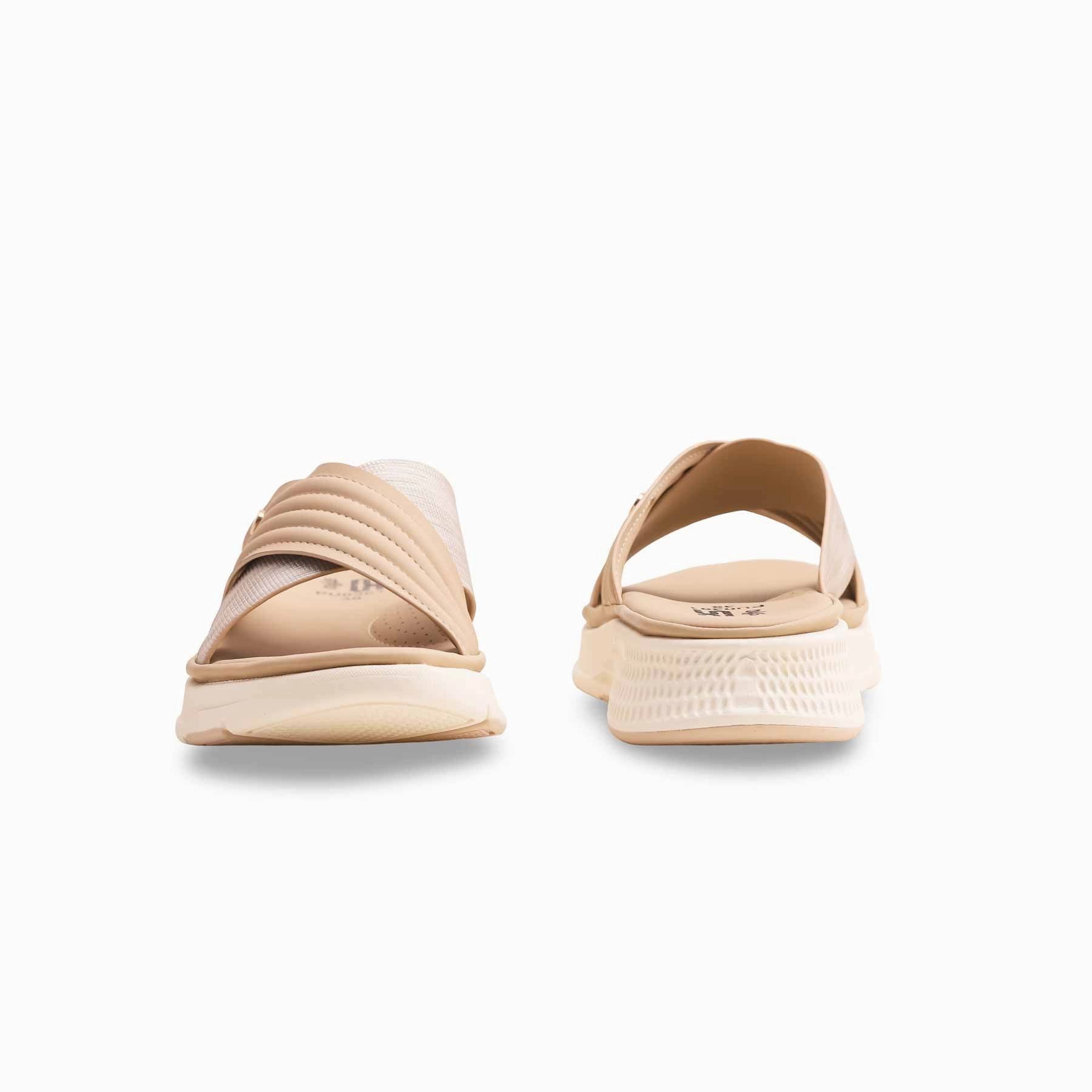 Bedroom Slippers With Support Beige Formal Slipper PU0361