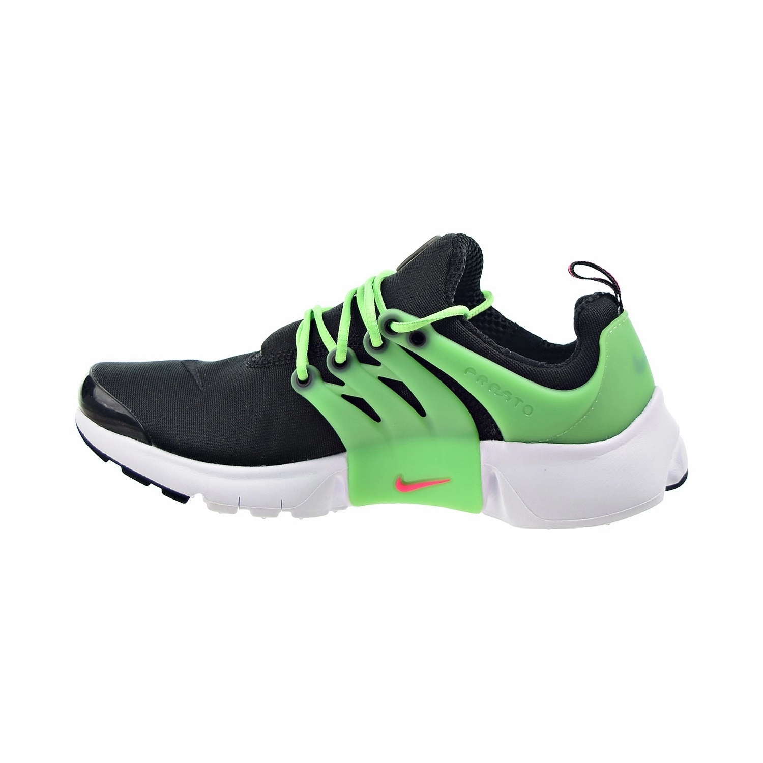 Asics Gel-tactic 12 Indoor Sport Shoe Nike Air Presto "Green Strike" Big Kids' Shoes Black-Hyper Pink-White