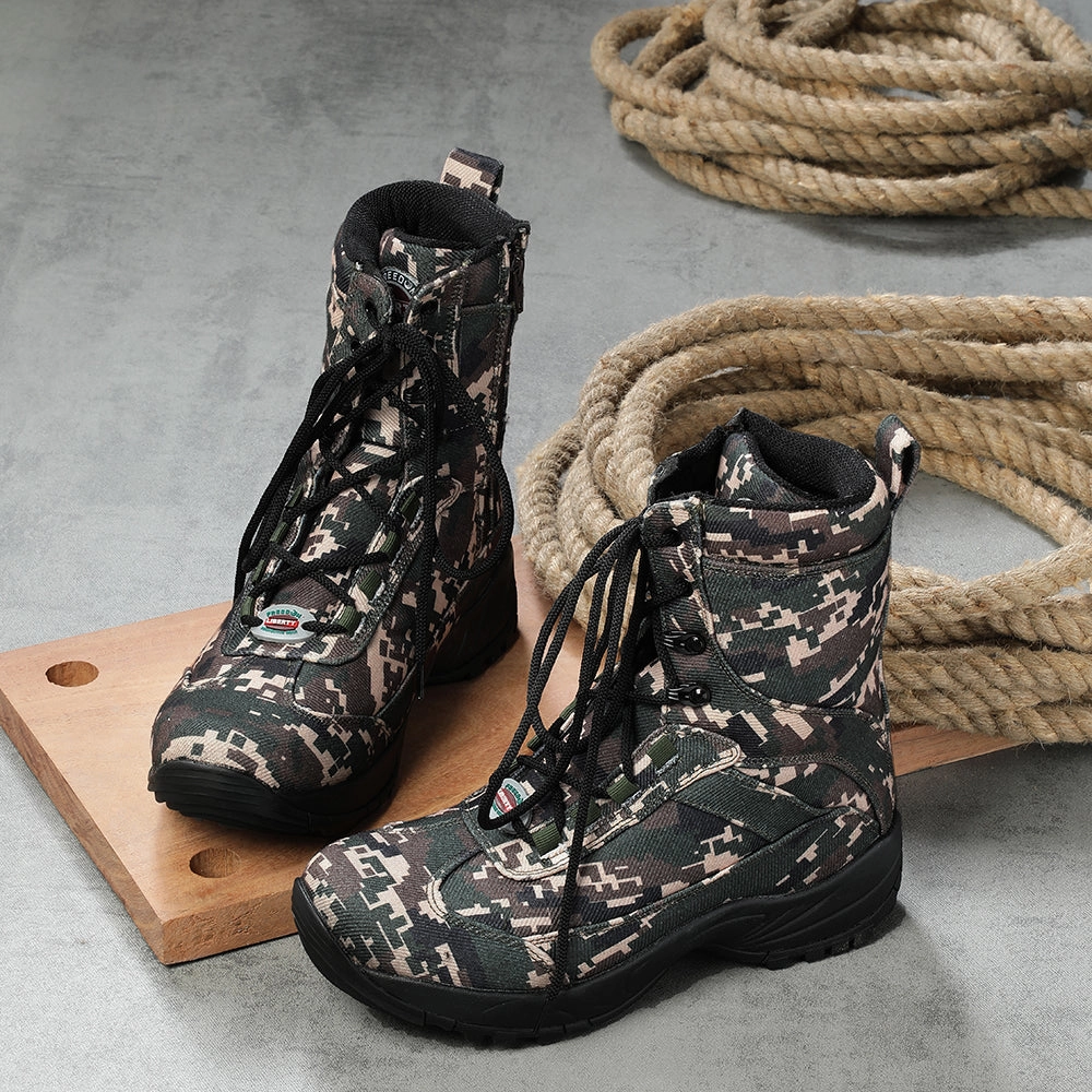 Best Casual Shoes For Neuropathy Freedom Olive Green Casual Lacing Defence Jungle Boot For Men JUNGLEKING By Liberty