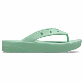 Woodstock Flip Flops Crocs Classic Platform Flip (207714) - Jade Stone