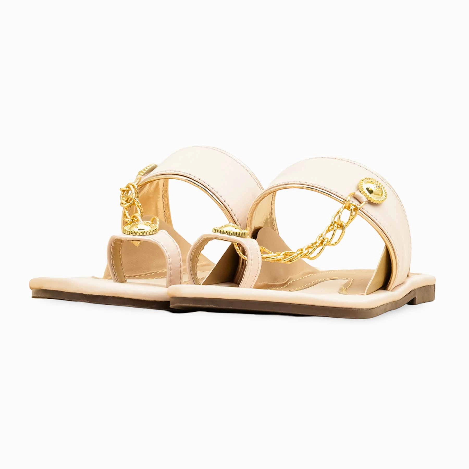 Fawn Casual Chappal For Ladies CL2140 Flat Close Shoes