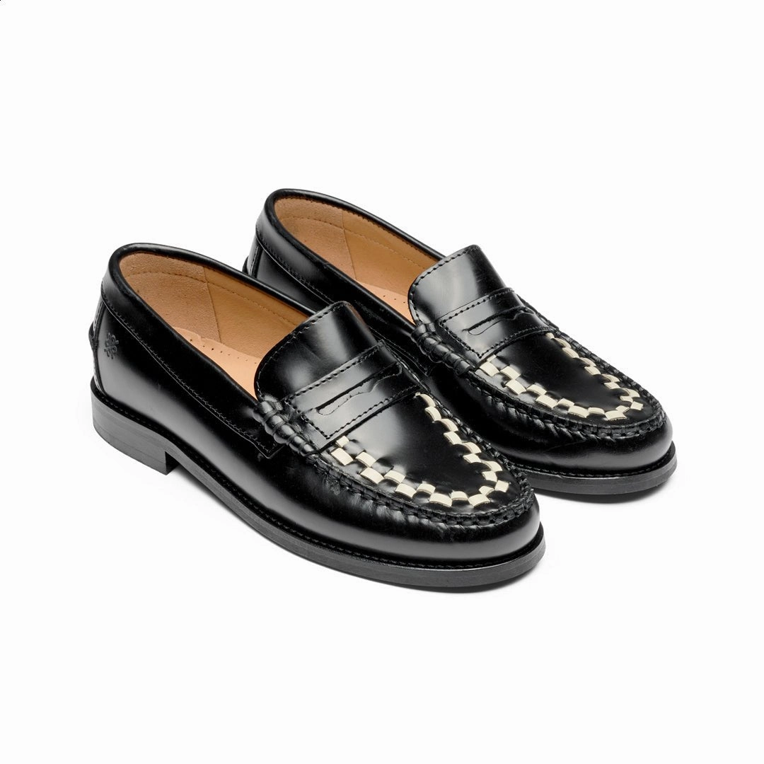 Polo Ralph Lauren Loafers Playboy The Sofia Black/White polido loafers