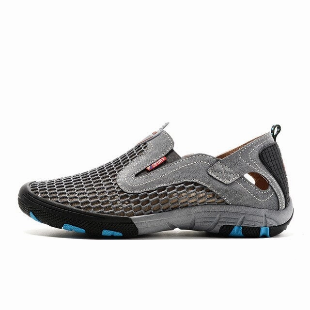 Wide Width Casual Country Bar Shoes VESONAL Summer Style Male Mesh Shoes For Men Adult Casual Breathable Light Quality Driving Walking Sneakers Slip On Footwear