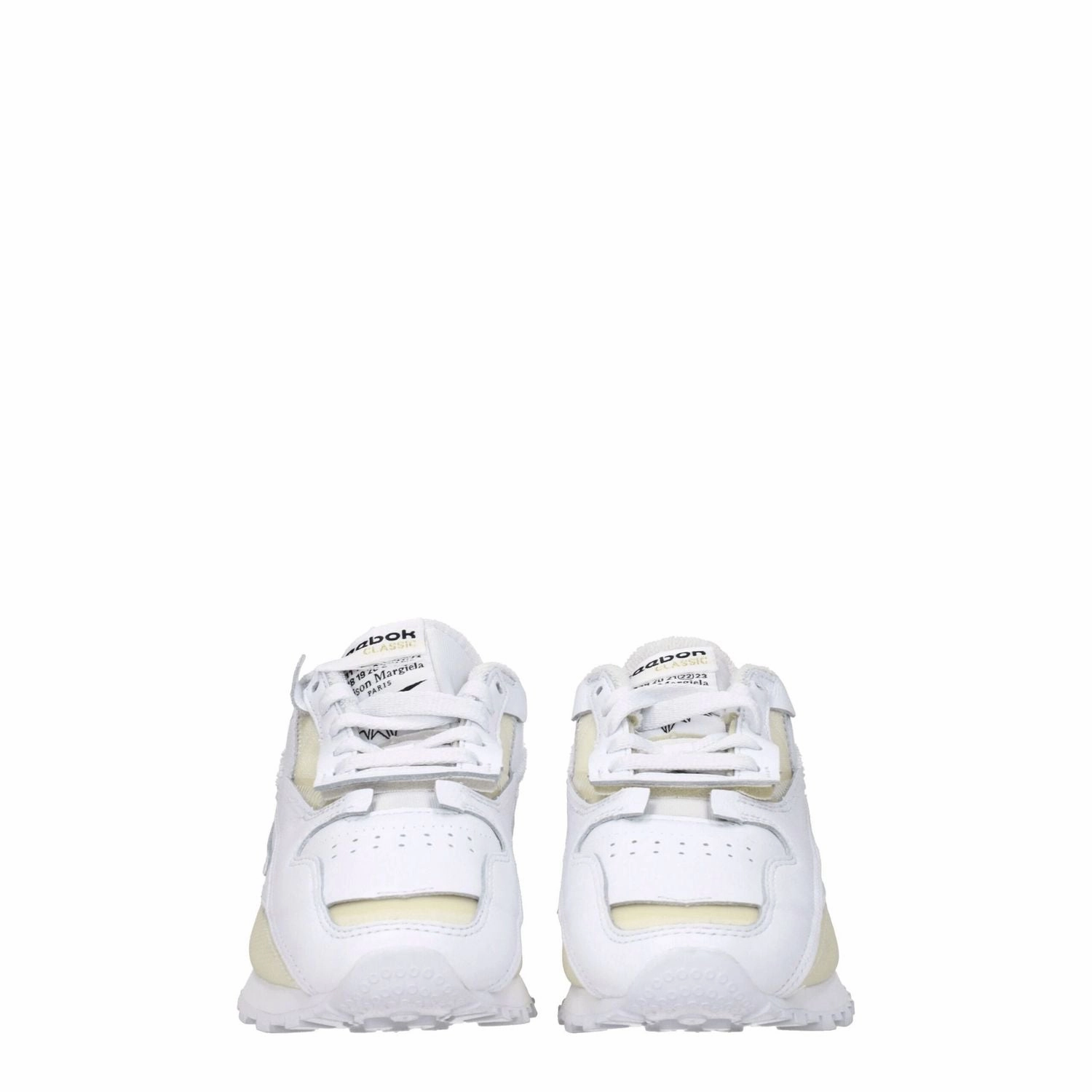 Flat Shoes Flats Maison Margiela White Leather Athletic Sneakers
