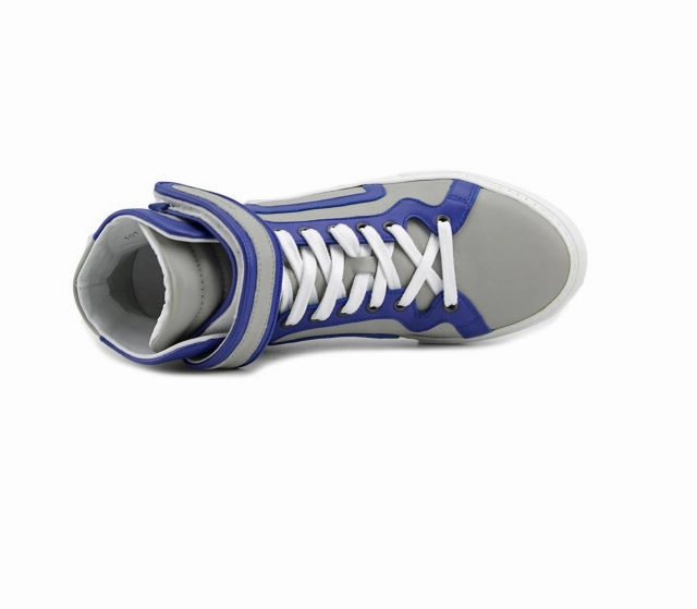 PIERRE HARDY Pierre Hardy Trim Men Leather Gray Fashion Sneakers Casual Shoes Running