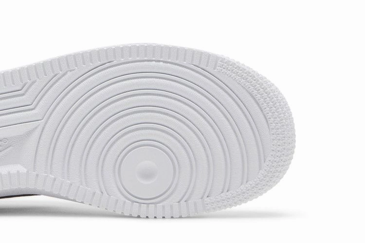 White Shoes Asics Nike Air Force 1 Low White Black (2022) (Women's)