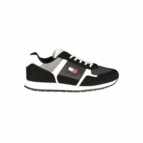 Lightest Casual Shoes Tommy Hilfiger Black Polyester Men Sneaker