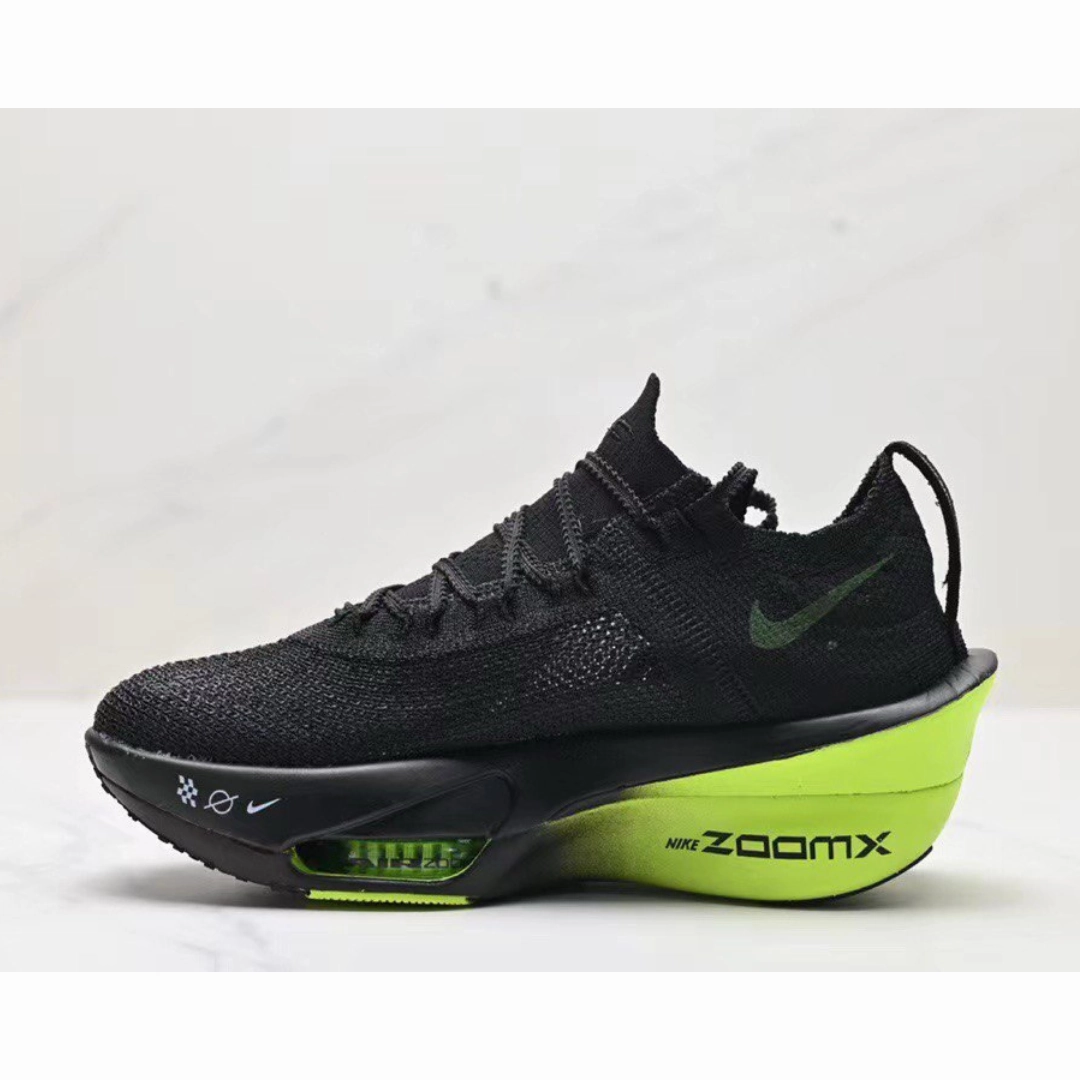 Asics Split Sole Wrestling Shoes Nike ZoomX ALPHAFLY Next% 3 - Preto/Verde