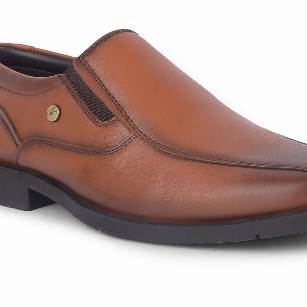 Casual Dress Shoes For Shorts Fortune By Liberty Mens ECO-4E Tan Casual Non Lacing Shoes