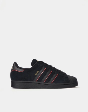 adidas x Felipe Superstar ADV Skate Shoes - Core Black/Better Scarlet/Gold Metallic Adidas Predator Indoor Shoes