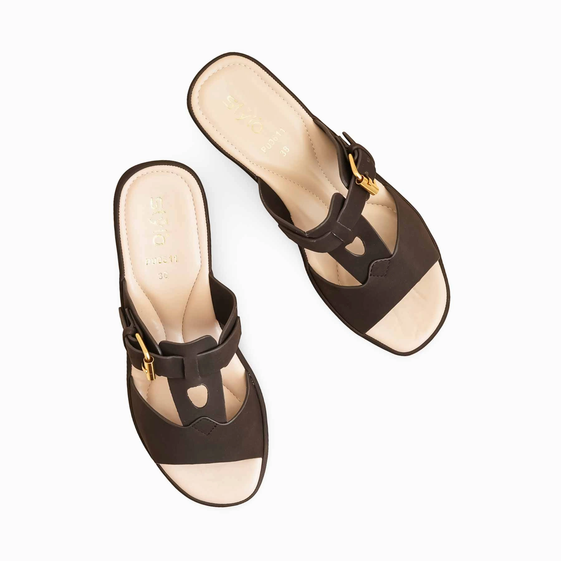 Coffee Formal Slipper PU0611 Movie Slippers