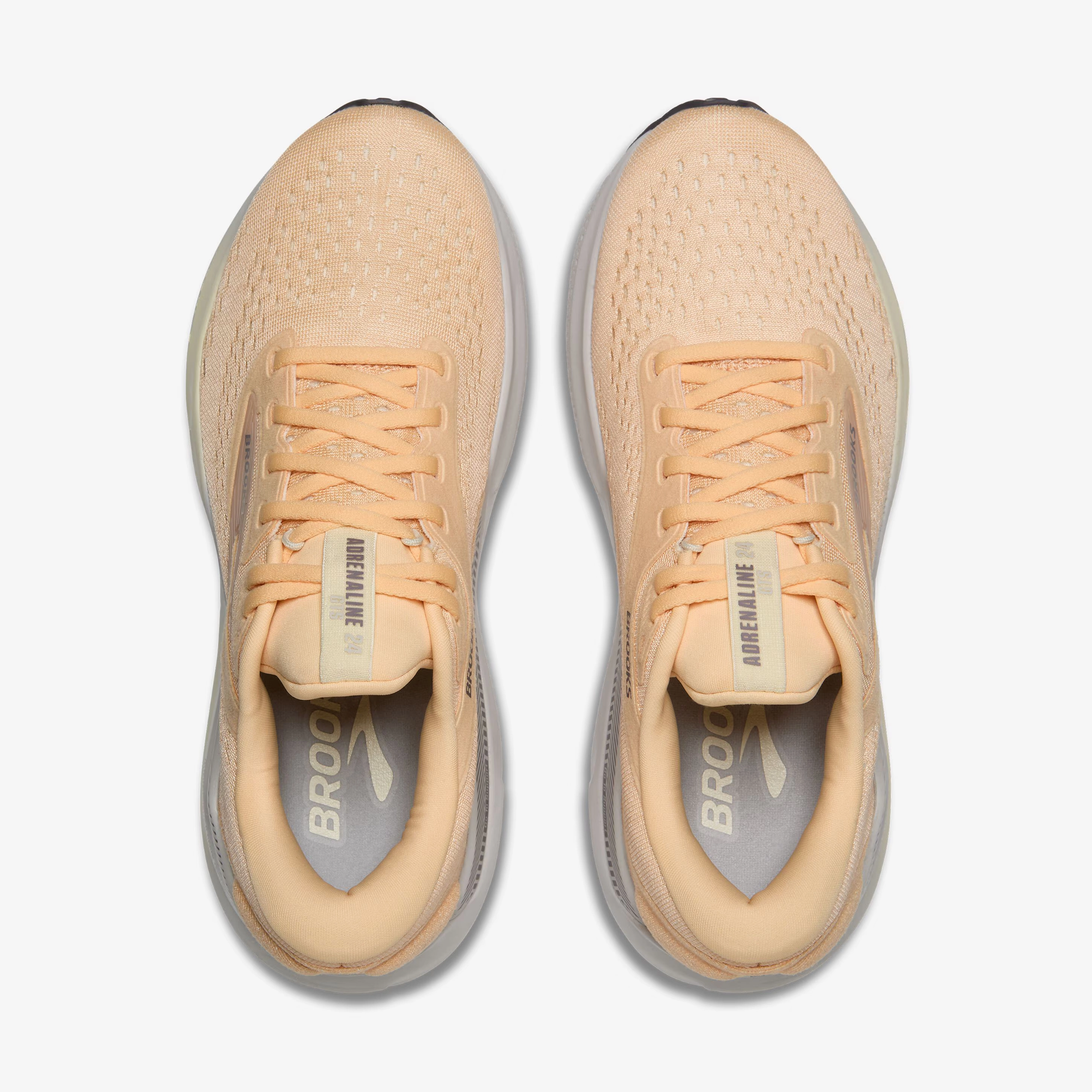 Glycerin Running Shoe Women's Brooks Running Adrenaline GTS 24 Road Running Shoe in Sherbert/Oyster/Sylvan