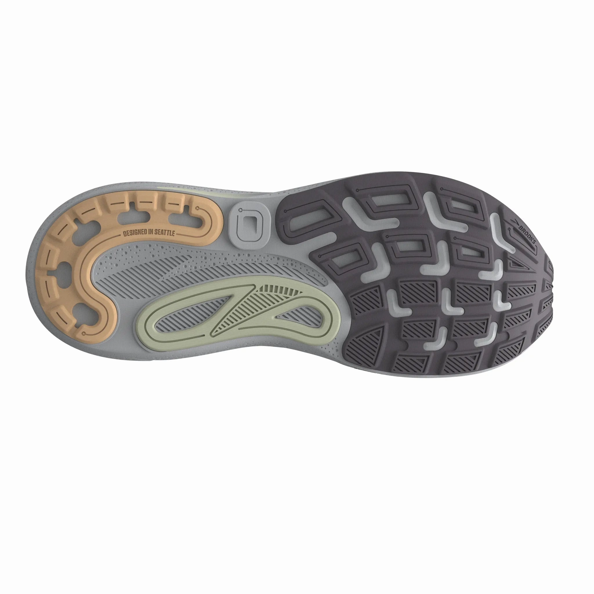 Women's Brooks Running Adrenaline GTS 24 Road Running Shoe in Sherbert/Oyster/Sylvan Fresh Foam Arishi Running Shoe