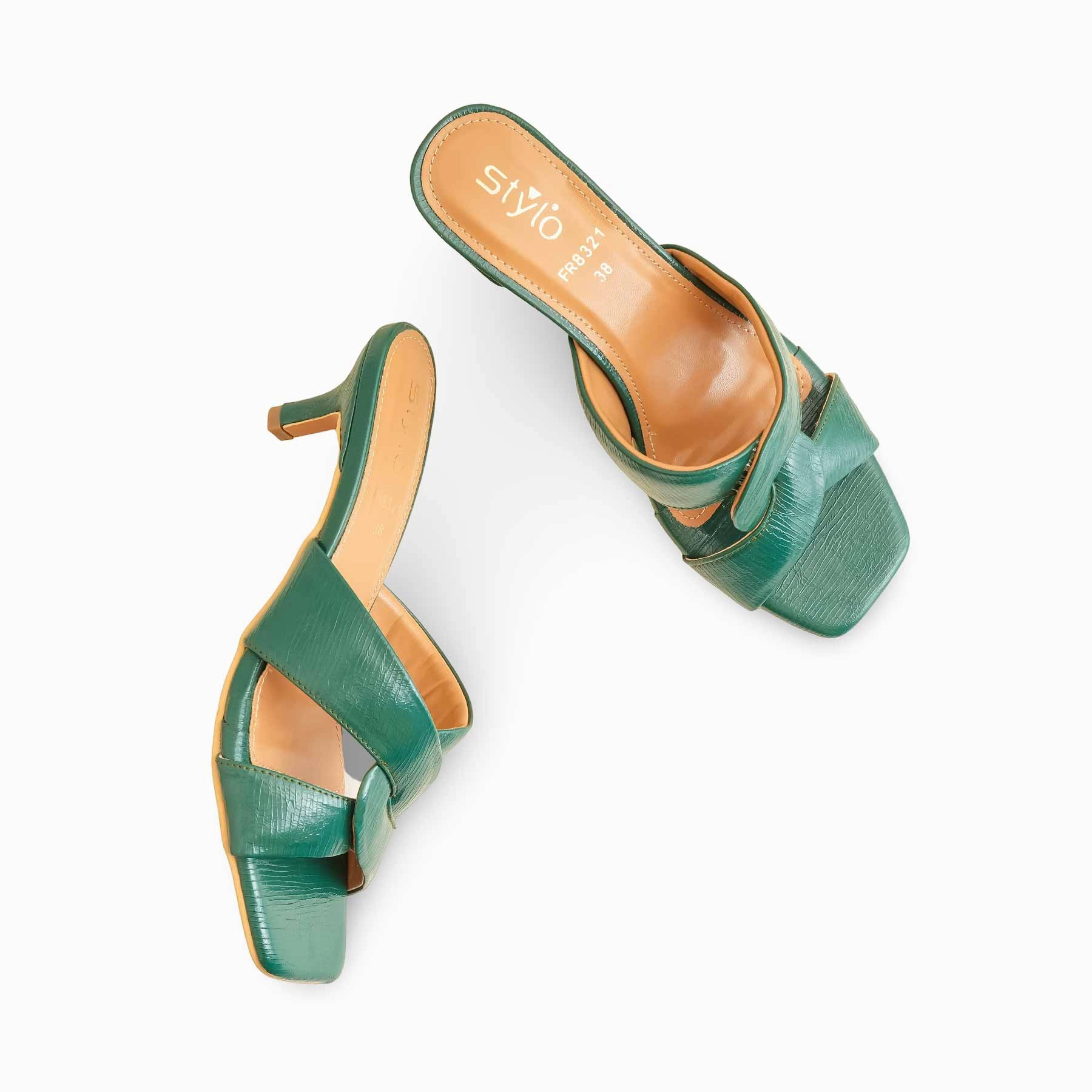 Hermes Slippers Green Formal Slipper For Women FR8321