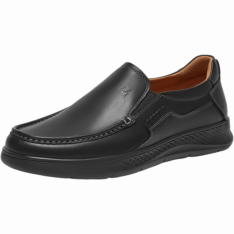 MIRABELL Cowhide leather/cow split leather casual shoes (Men) Slip On Business Casual Shoes