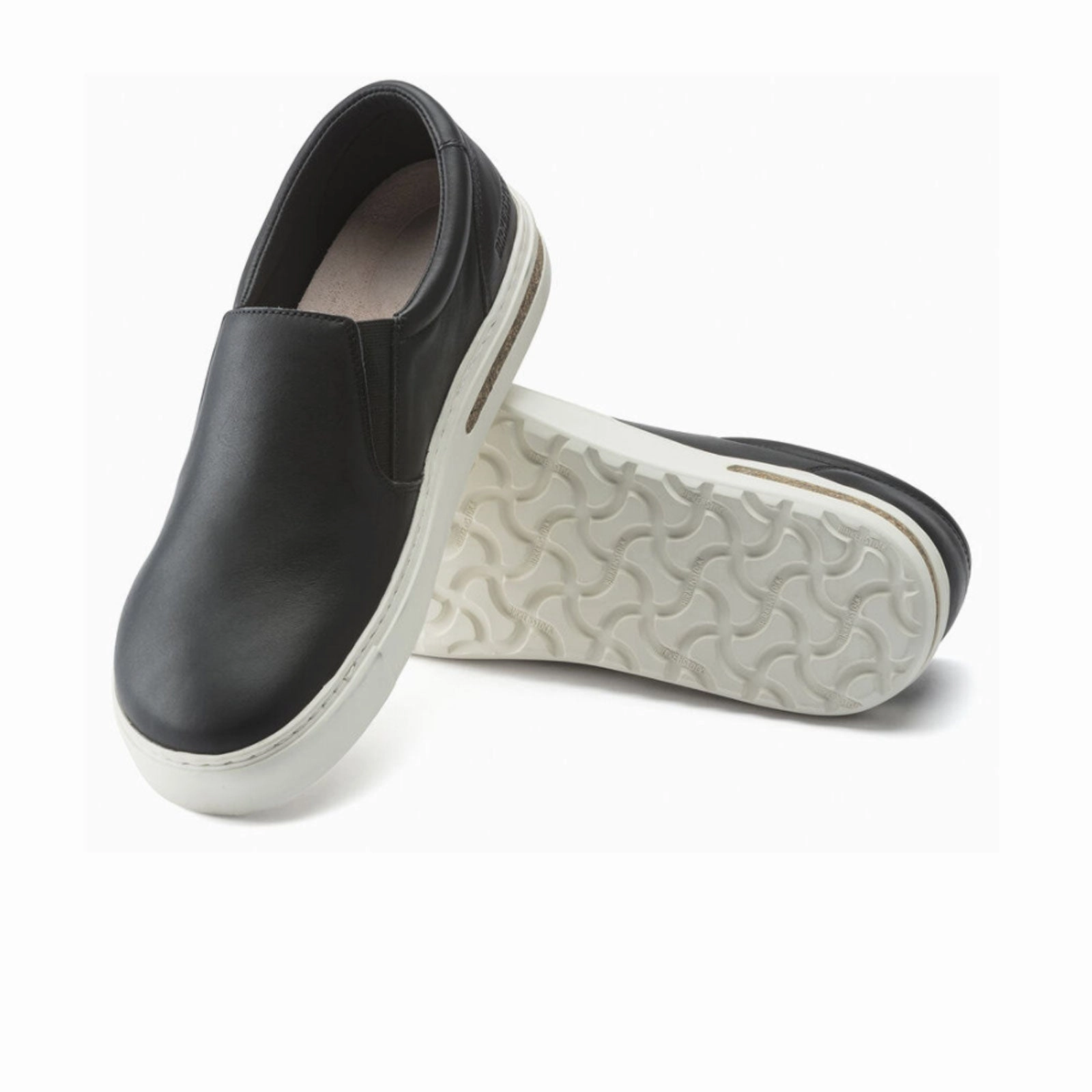 Casual Shoes For The Office Birkenstock Oswego Narrow Slip On Sneaker (Women) - Black Leather