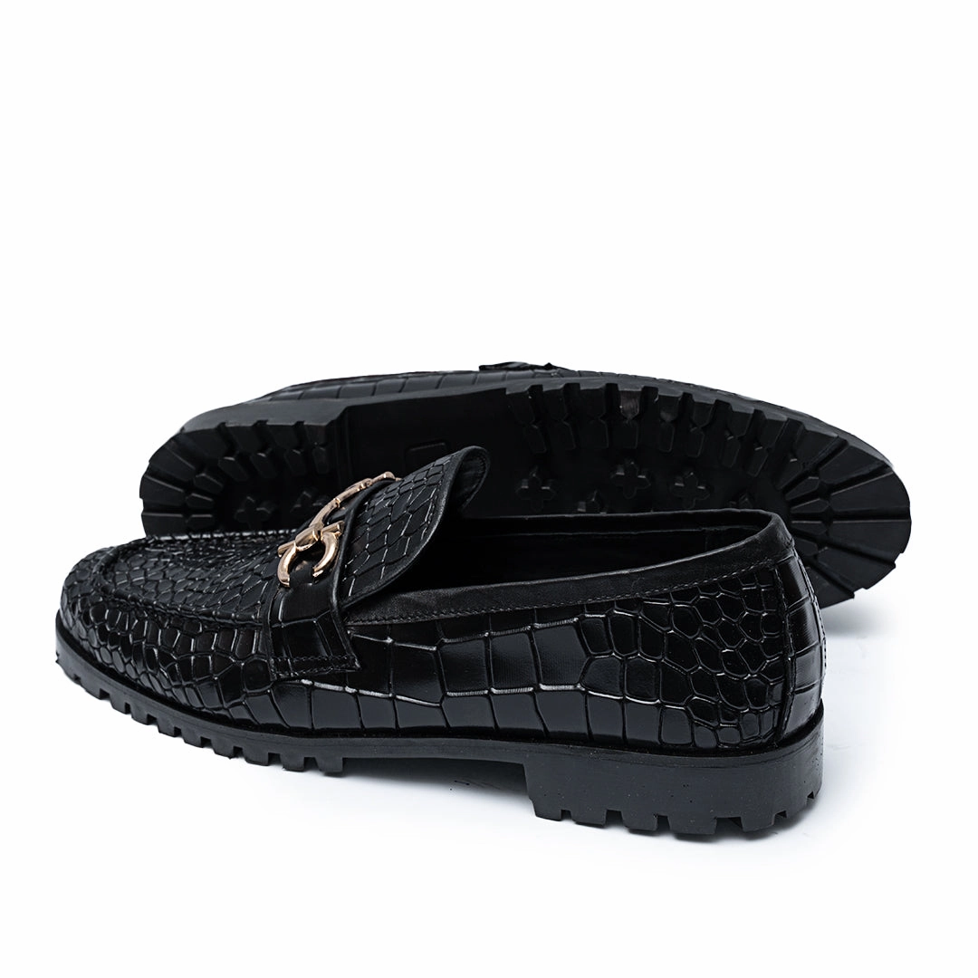 Penny Loafers Casual LS Pure Leather Handmade Urban Edge Chunky Loafers LS-406