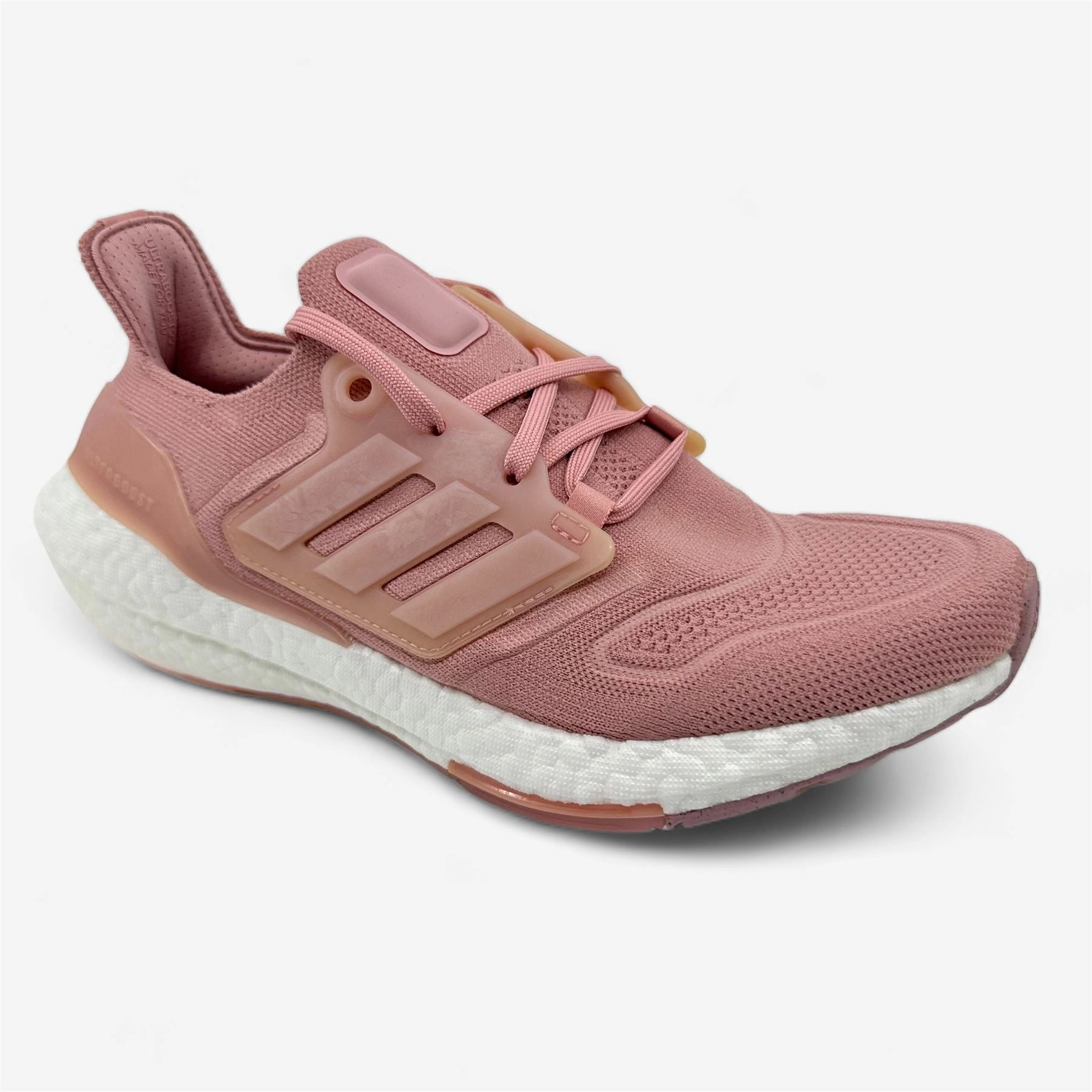 Proper Running Shoes Adidas UltraBoost 22 Mauve Pink White Womens Size 8 Athletic Sneaker
