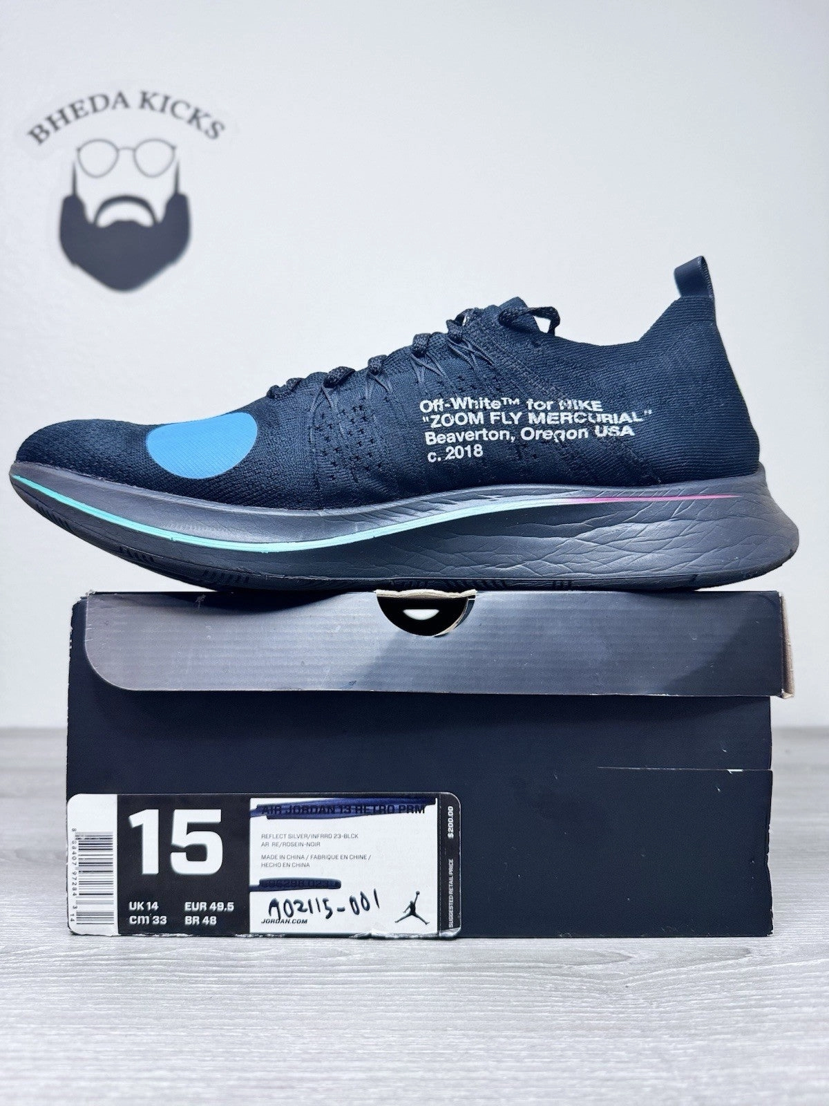 Asics Gel-kayano 30 Running Shoes Size 15 - Nike Zoom Fly Mercurial Off-White Black Men's AO2115-001 Sneakers