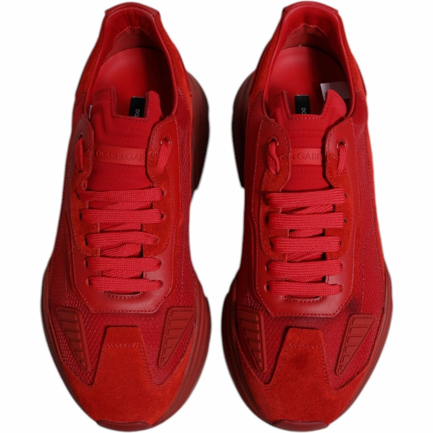Dolce And Gabbana Sorrento Sneakers Dolce & Gabbana Red Leather Daymaster Low Top Sneakers Shoes