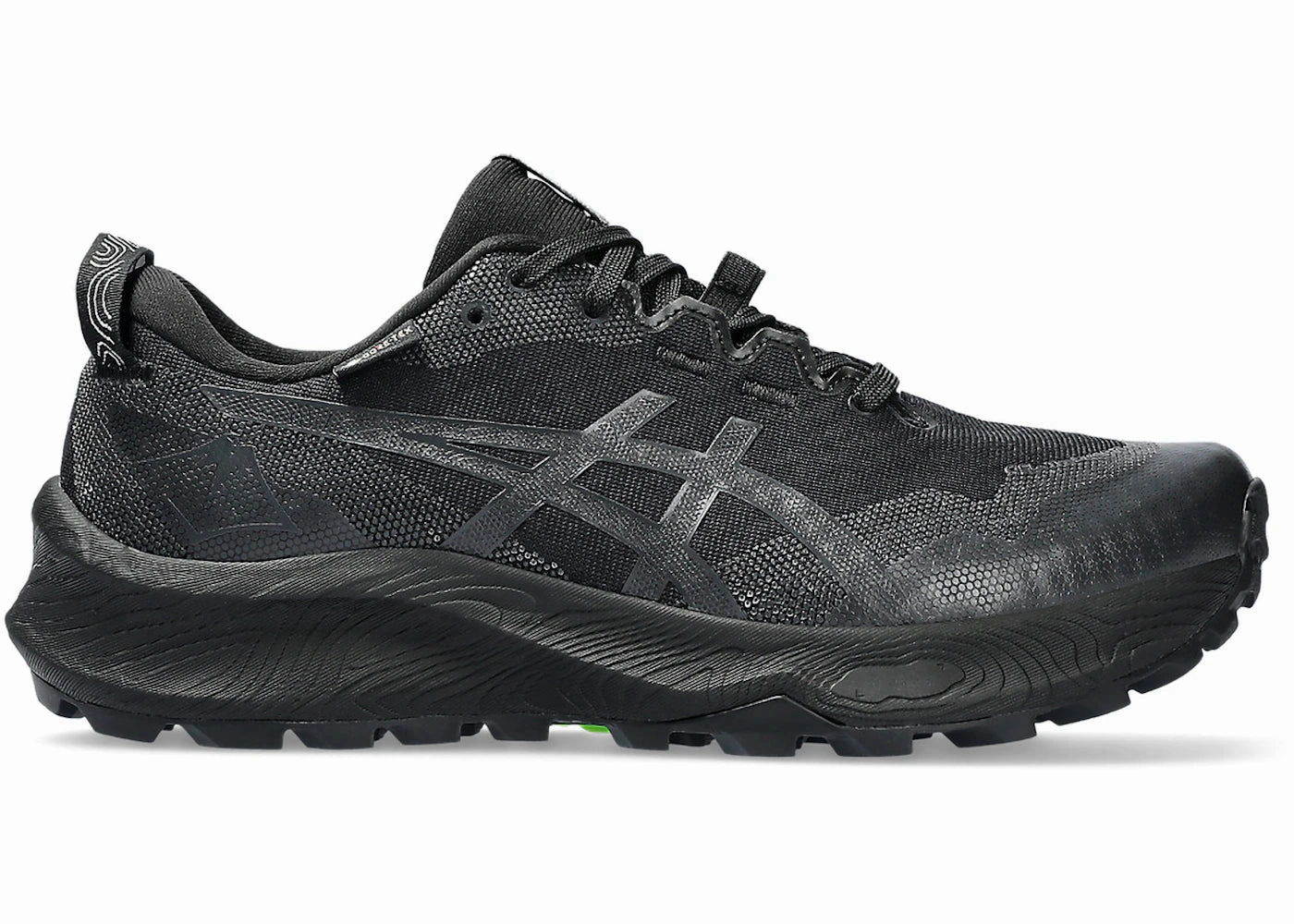 ASICS Gel-Trabuco 12 GTX Black Graphite Grey (Women's) Asics Shoes Flat Sole