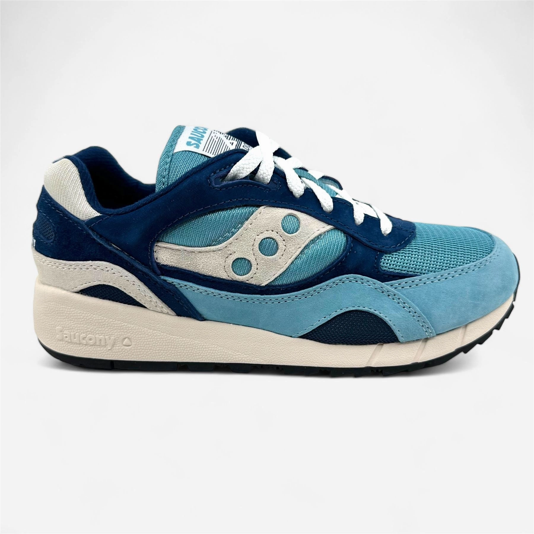 Best Shin Splint Running Shoes Saucony Shadow 6000 Royal Blue White Mens Athletic Sneaker