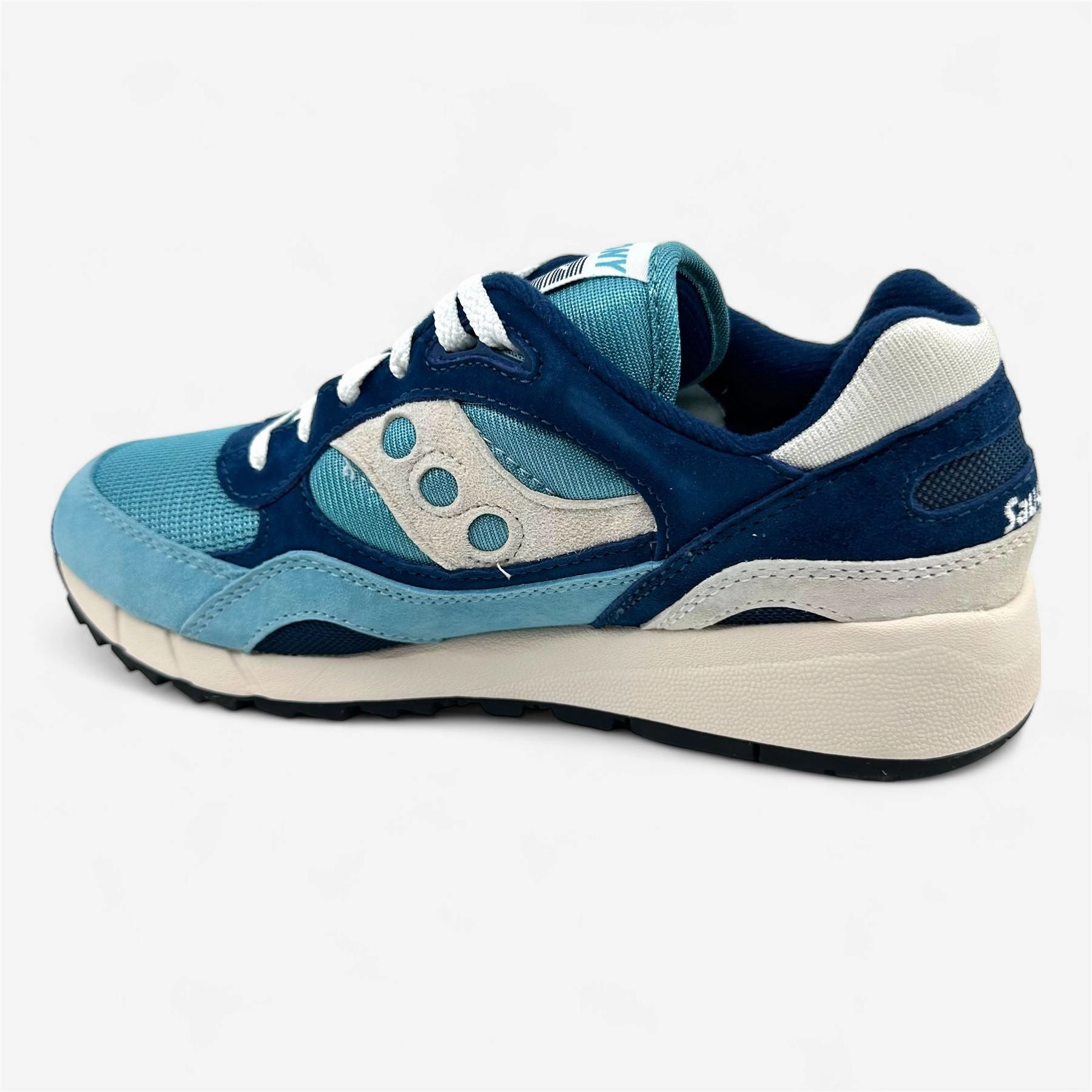 Running Shoes For Road Running Saucony Shadow 6000 Royal Blue White Mens Athletic Sneaker