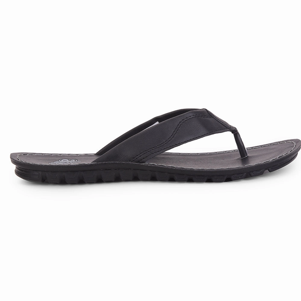Whiteface Slides A-HA Black Casual Slippers For Men CHARGE By Liberty