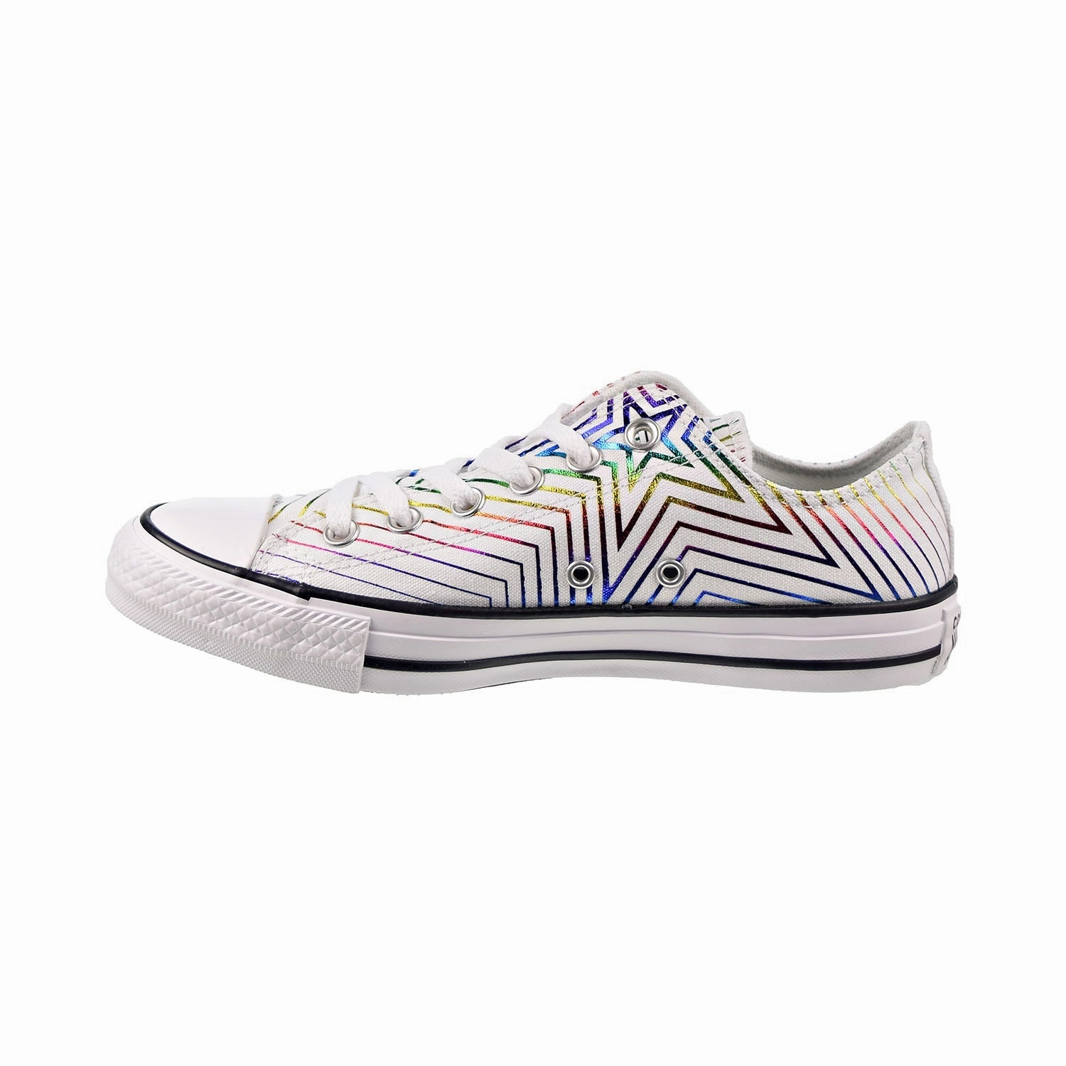 Sneakers With Soles Converse Chuck Taylor All Star Ox "All Of The Stars" Women's Shoes White-Black