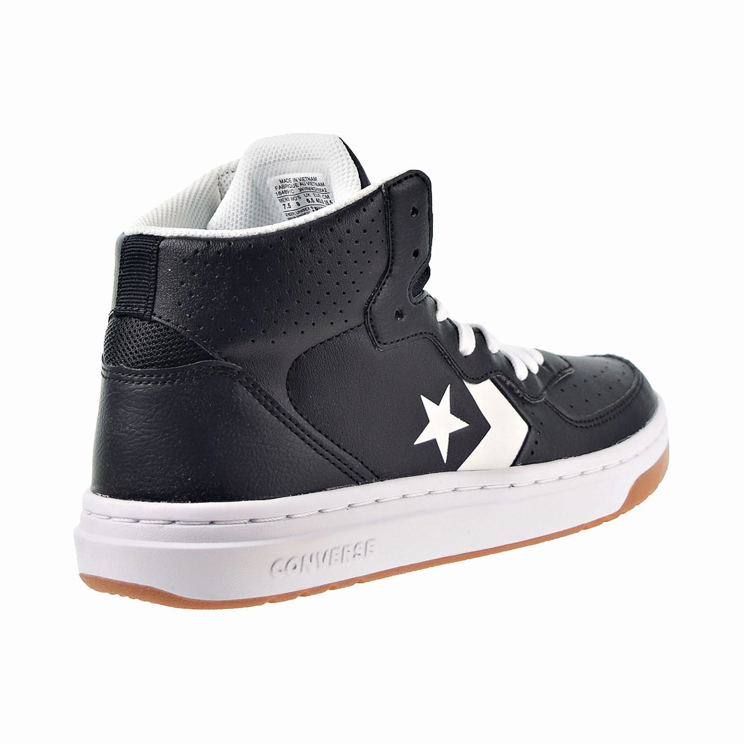 Casual Corporate Shoes Converse Rival Mid Men's Shoes Black-White
